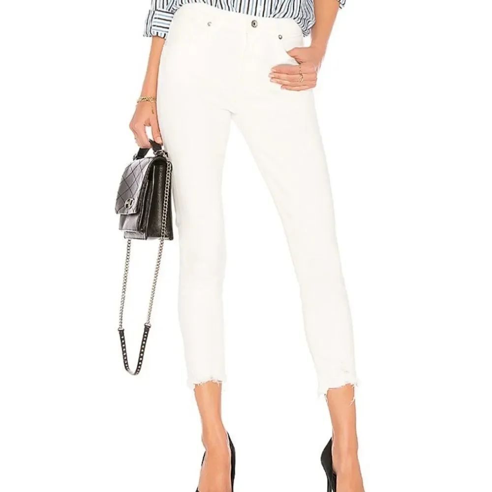 Agolde Sophie High Rise Skinny Crop in Aero Sz 24